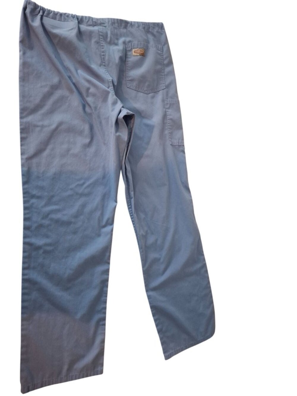 ScrubZone Landau Unisex Medium Blue Drawstring Scrub Pants Utility Healthcare